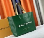 Louis Vuitton Other Leathers Shopper Cabas MM Tote In Green - Image 2