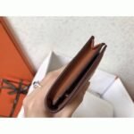 Gold Swift Fake Luxury Hermes Bearn Wallet - Image 4