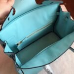 Blue Atoll Imitation Luxury Hermes Birkin 30cm Tote - Image 4