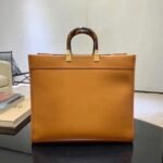 Top Quality Replica Fendi Sunshine Large Tote Bag In Brown Calfskin - Image 2