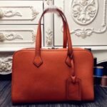 Orange Fake Hermes Victoria II 35cm Bag