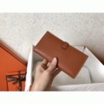 Gold Swift Fake Luxury Hermes Bearn Wallet - Image 7