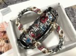 Dior Lady D-Lite Medium Bag Faux in Mille Fleurs Embroidery - Image 2