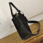 Prada Symbole Small Bag Fake with Topstitching in Black - Image 5
