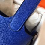 Electric blue knockoff Hermes Picotin Lock 18cm handbag - Image 4