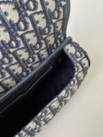 Dior Bobby East-West Bag Knockoff in Blue Dior Oblique Jacquard - Image 9