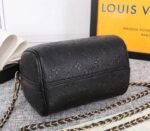Louis Vuitton Monogram Empreinte Speedy BB Handbag In Black - Image 4