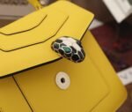 Fake Bvlgari Serpenti Forever Small Bag Yellow Calfskin - Image 9