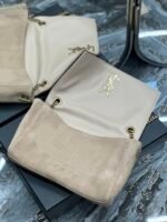KATE MEDIUM REVERSIBLE CHAIN BAG IN SUEDE AND SMOOTH LEATHER - Image 4