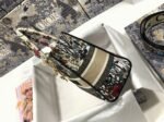 Dior Lady D-Lite Medium Bag Imitation in Mille Fleurs Embroidery - Image 4