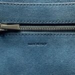 Top Quality Knockoff Celine Sangle Small Bucket Bag In Slate Blue Calfskin - Image 5
