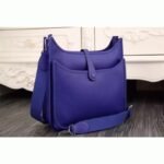 Electric Blue Evelyne III PM Bag Replica AAA Hermes Crossbody - Image 2