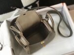 Replica Hermes Lindy Mini handbag in taupe color - Image 2
