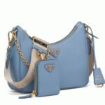 Prada Re-Edition Shoulder Bag Fake in Blue