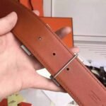 Taupe epsom fake Hermes belt buckle - Image 3