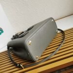 Grey Prada Double Medium Tote Bag Replica - Image 10