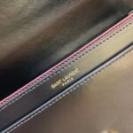 Fake Saint Laurent Cassandra Medium Chain Bag Black - Image 8