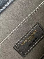 Knockoff Saint Laurent Sunset Medium Chain Bag Black Calfskin - Image 2
