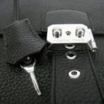 Black Calf Leather Replica Hermes Sac A Depeches 38cm Briefcase - Image 8