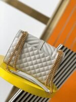 Replica Saint Laurent Envelope Medium Bag White - Image 10