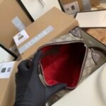 GG shoulder bag with leather details - Image 4