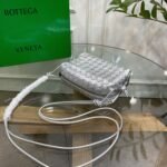 Replica Bottega Veneta Loop Small Bag Silver - Image 9