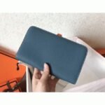 Jean orange fake Hermes Dogon duo wallet - Image 6
