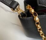 Louis Vuitton Capucines Mini Chain Bag In Black - Image 9