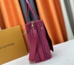 Louis Vuitton Neverfull Bandouliere Inside Out MM Tote In Monogram Canvas And Rose Pondichery Textile - Image 3