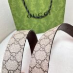 Square G reversible leather belt - Image 7