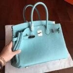 AAAAA Quality Blue Atoll Hermes Birkin 30cm Luxury Replica - Image 6