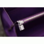 Purple replica Hermes Kelly Longue wallet - Image 8