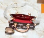 LV X TM Monogram Canvas Onthego PM With Cherry Blossom - Image 5