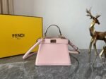 Top Quality Knockoff Fendi Peekaboo ISeeU Petite Bag In Pink Nappa Leather - Image 2