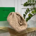 Fake Bottega Veneta Large Pouch Clutch Bag Beige - Image 2