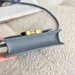 Dior 30 Montaigne Micro Bag Knockoff in Grey Box Calfskin - Image 8