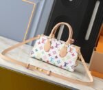 LV X TM Multicolored Onthego East West Chain In White - Image 2