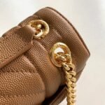 Fake Saint Laurent Envelope Medium Bag Brown - Image 8