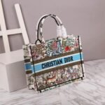 Dior Large Book Tote Bag Knockoff in Latte D-Constellation Embroidery - Image 5