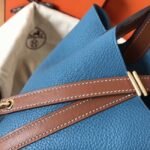 Blue jean 1:1 replica Hermes bicolor Picotin Lock 18cm handbag - Image 6