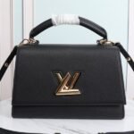 Louis Vuitton Twist One Handle MM Handbag In Black