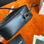 Replica Saint Laurent Lou Camera Bag Black - Image 3