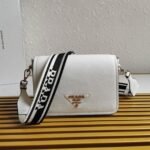 Prada Flap Shoulder Bag Fake in Cornflower - Image 5
