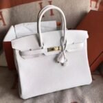High Quality White Hermes Birkin 30cm Replica Purse