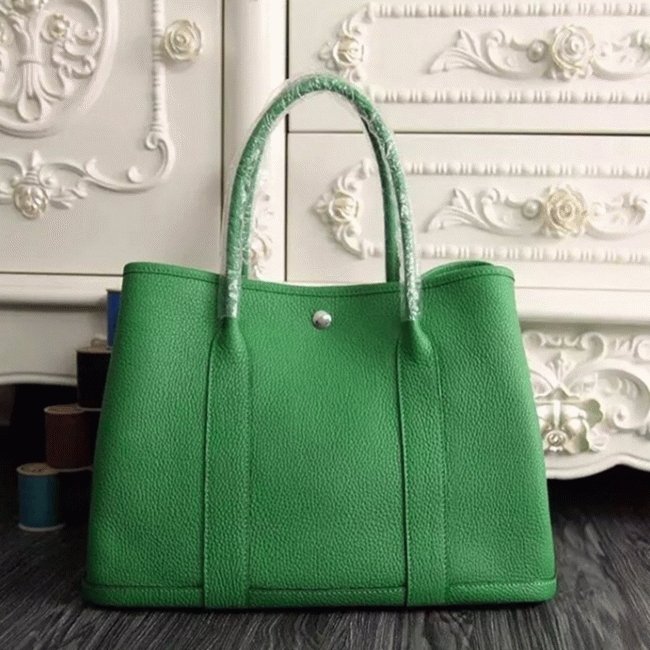 3868AA8D-965E-5B9F-42DC-66E9A29F4D0C.jpg Bamboo Color Fake Luxury Hermes Garden Party 30cm Modern Tote - Image 1
