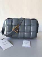 Top Quality Imitation Bottega Veneta Padded Cassette Bag In Thunder - Image 6