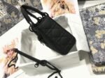 Dior Lady Dior Mini Chain Bag Replica in Black - Image 3