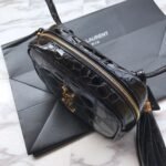 MONOGRAM CHAIN WALLET IN CROCODILE EMBOSSED SHINY LEATHER - Image 8