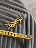 Replica Saint Laurent College Large Chain Bag Black - Image 6