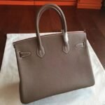 Etoupe Hermes Birkin 25cm Premium Knockoff - Image 3